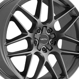 1 X Motiv 435G Foil 20X8.5 5X4.50/5X120 74.1 Hub +40 Offset Graphite Wheel Rim