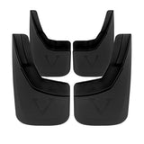 Coolstuffguru Compatible with Chevy Silverado 4PC Splash Guard Mud Flaps w/o Wheel Lip Front+Rear