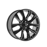 1 X O.E. Revolution C-14 Gloss Black & Milled 24X10 6x139.7 78.1 Hub 30 Offset Black Wheel Rim