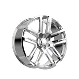 1 X O.E. Revolution C-32 Nano Chrome 22X9 6x139.7 78.1 Hub 31 Offset Chrome Wheel Rim