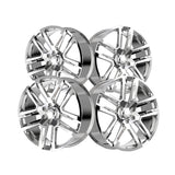 1 X O.E. Revolution C-32 Nano Chrome 24X10 6x139.7 78.1 Hub 31 Offset Chrome Wheel Rim