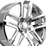 1 X O.E. Revolution C-32 Nano Chrome 24X10 6x139.7 78.1 Hub 31 Offset Chrome Wheel Rim