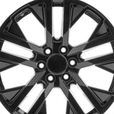 1 X O.E. Revolution D-36 Gloss Black 26X10 6x139.7 78.1 Hub 31 Offset Black Wheel Rim
