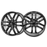 1 X O.E. Revolution D-37 Gloss Black 26X10 6x139.7 78.1 Hub 31 Offset Black Wheel Rim