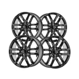 1 X O.E. Revolution D-37 Gloss Black 26X10 6x139.7 78.1 Hub 31 Offset Black Wheel Rim