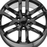 1 X O.E. Revolution D-37 Gloss Black 26X10 6x139.7 78.1 Hub 31 Offset Black Wheel Rim