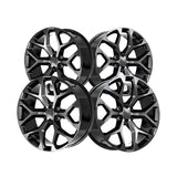 1 X O.E. Revolution G-09 Gloss Black 26X10 6x139.7 78.1 Hub 24 Offset Black Wheel Rim
