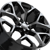 1 X O.E. Revolution G-09 Gloss Black 26X10 6x139.7 78.1 Hub 24 Offset Black Wheel Rim