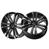 1 X O.E. Revolution G-10 Gloss Black & Milled 24X10 6x139.7 78.1 Hub 31 Offset Black Wheel Rim