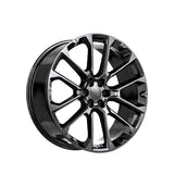 1 X O.E. Revolution G-40 Gloss Black 24X10 6x139.7 78.1 Hub 31 Offset Black Wheel Rim