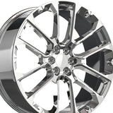 1 X O.E. Revolution G-40 Nano Chrome 26X10 6x139.7 78.1 Hub 31 Offset Chrome Wheel Rim