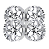 1 X OEP 176C 24X10 6X5.50 78.1 Hub +24 Offset Chrome Plated Wheel Rim