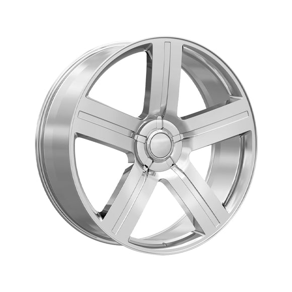 1 X OEP 147C 24X10 6X5.50 78.1 Hub +31 Offset Chrome Plated Wheel Rim