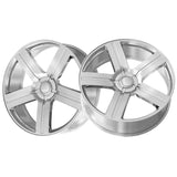 1 X OEP 147C 24X10 6X5.50 78.1 Hub +31 Offset Chrome Plated Wheel Rim