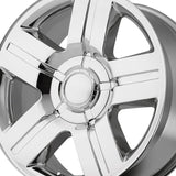 1 X OEP 147C 24X10 6X5.50 78.1 Hub +31 Offset Chrome Plated Wheel Rim