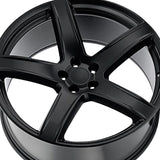 1 X OEP 162B 20X9.5 5X115 71.5 Hub +15 Offset Gloss Black Wheel Rim
