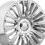 1 X OEP 198C 22X9 6X5.50 78.1 Hub +28 Offset Chrome Plated Wheel Rim