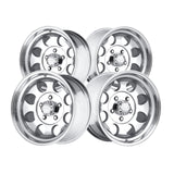 1 X Pacer 164P LT Mod Polished 16X8 8X6.50 130.18 Hub -06 Offset Polished Wheel Rim