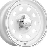 1 X Pacer Trailer 55W White Modular Trailer 15X5 5X5.00 81.03 Hub +00 Offset White Wheel Rim