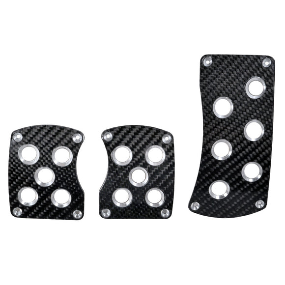 Coolstuffguru Jdm Real Carbon Fiber Wrap Cf Aluminum Manual Mt Racing Pedal
