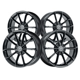 Platinum 066457BK REVELATION 18X8 5X110 72.62 Hub +35 Offset Black Wheel Rim