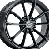 Platinum 066 18X8 5X112 66.56 Hub +40 Offset Black Wheel Rim