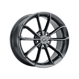 Platinum 067 17X8 5X120 74.10 Hub +35 Offset Gun Metal Wheel Rim