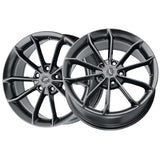 Platinum 067 18X8 5X4.50 72.62 Hub +40 Offset Gun Metal Wheel Rim