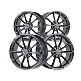 Platinum 067 17X8 5X120 74.10 Hub +35 Offset Gun Metal Wheel Rim