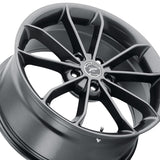 Platinum 067 17X8 5X120 74.10 Hub +35 Offset Gun Metal Wheel Rim