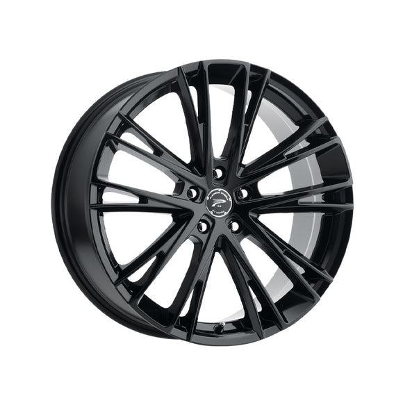 1 X Platinum 458GN Prophecy 18X8 5x112 66.56 Hub +40 Offset Black Wheel Rim