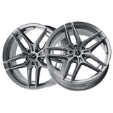 1 X Platinum 464GN Lotus 18X8 5x4.50 72.62 Hub +40 Offset Gun Metal Wheel Rim