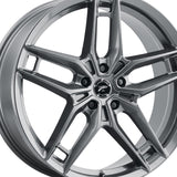 1 X Platinum 464GN Lotus 17X8 5x4.25 72.62 Hub +40 Offset Gun Metal Wheel Rim