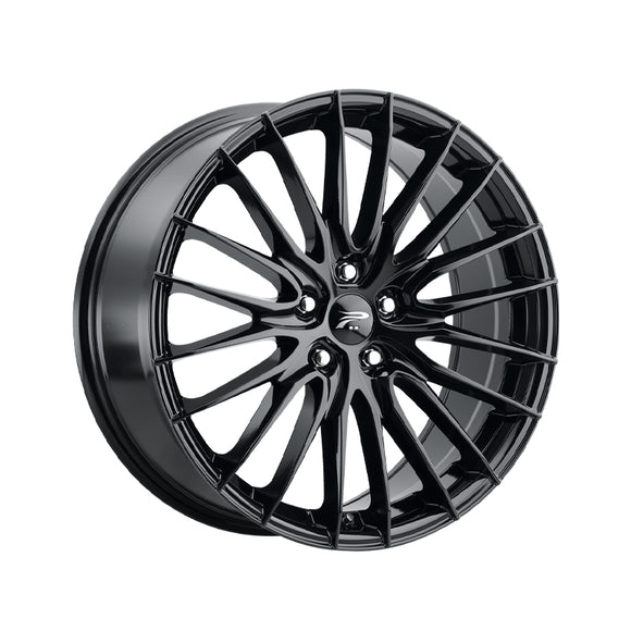 1 X Platinum 465BK Reprisal 18X8 5X100 72.62 Hub +35 Offset Black Wheel Rim