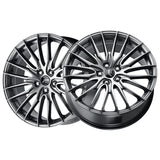 1 X Platinum 465G Reprisal 18X8 5X4.50 72.62 Hub +40 Offset Anthracite Wheel Rim