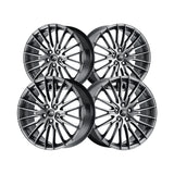 1 X Platinum 465G Reprisal 18X8 5X4.50 72.62 Hub +40 Offset Anthracite Wheel Rim