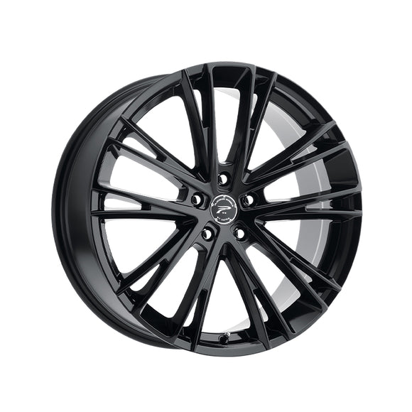 1 X Platinum 458BK Prophecy 18X8 5x112 66.56 Hub +40 Offset Black Wheel Rim