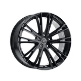1 X Platinum 458BK Prophecy 20X8.5 5x4.50 72.62 Hub +40 Offset Black Wheel Rim