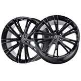 1 X Platinum 458BK Prophecy 20X8.5 5x4.50 72.62 Hub +40 Offset Black Wheel Rim