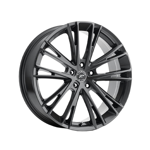 1 X Platinum 458GN Prophecy 17X8 5X108 72.62 Hub +40 Offset Gunmetal Wheel Rim