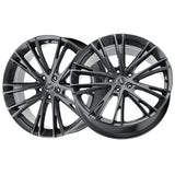 1 X Platinum 458GN Prophecy 17X8 5X120 74.1 Hub +35 Offset Gunmetal Wheel Rim