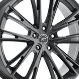 1 X Platinum 458GN Prophecy 17X8 5X108 72.62 Hub +40 Offset Gunmetal Wheel Rim