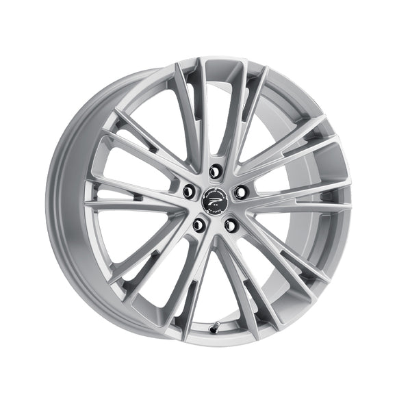 1 X Platinum 458S Prophecy 17X8 5X120 74.1 Hub +35 Offset Silver Wheel Rim