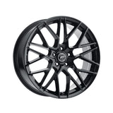 1 X Platinum 459BK Retribution 20X8.5 5X4.50 72.62 Hub +40 Offset Black Wheel Rim