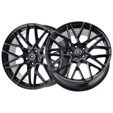1 X Platinum 459BK Retribution 20X8.5 5X4.50 72.62 Hub +40 Offset Black Wheel Rim