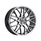 1 X Platinum 459G Retribution 18X8 5X4.50 72.62 Hub +40 Offset Anthracite Wheel Rim