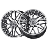 1 X Platinum 459G Retribution 18X8 5X4.50 72.62 Hub +40 Offset Anthracite Wheel Rim