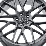 1 X Platinum 459GN Retribution 20X8.5 5X4.50 72.62 Hub +40 Offset Gunmetal Wheel Rim