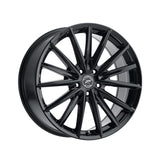 1 X Platinum 461BK Exodus 17X8 5X120 74.1 Hub +35 Offset Black Wheel Rim