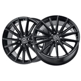 1 X Platinum 461BK Exodus 17X8 5X4.50 72.62 Hub +40 Offset Black Wheel Rim